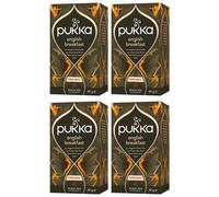 Pukka English Breakfast Tea - 20 sobres (paquete de 4)