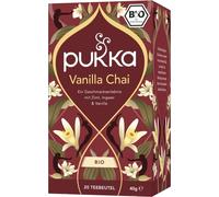 Pukka Infusión Vainilla Chai Bio - 20 bolsitas de té Pukka