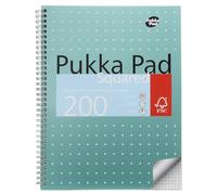Pukka Jotta Cuaderno cuadriculado A4 de 200 páginas, 3 unidades