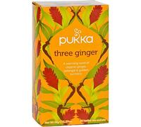 Pukka Organic Three Ginger Tea - 20 bags per pack -- 6 packs per case.