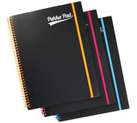 Pukka Pad Cuaderno A4 Neon Signature Jotta (paquete de 3)