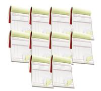 Pukka Pad NCR - Cuaderno de facturas duplicadas, bloc de notas de entrega sin carbono, libro de facturas personalizado, hojas numeradas fáciles de rasgar, bloc de recibos para pequeñas empresas y