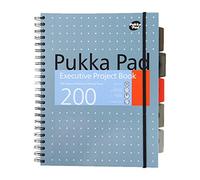 pukka pads 6970-MET - Pukka Pad A4 Executive Project Book Ruled 200 Page 6970-MET - (PK3) by Pukka Pads