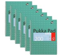 Pukka Parent Metallic Jotta - Libreta (tamaño A4), (Pack of 6 )
