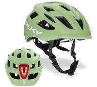 Puky Casco de Bicicleta Infantil de 48 - 55 cm, Peso Ligero 220 g, máxima protección y ventilación, Visibilidad de 360° Mediante módulo de luz, Ideal para Seguridad y Comodidad en la Bicicleta