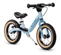 PUKY LR L Light Azul Retro | Bicicleta de Primavera 3 años | Bicicleta de Caminata | Ruedas de Aire de 12,5 Pulgadas | Guías de Seguridad y Freno en V | Sillín Ajustable en Altura, Caballete Lateral y
