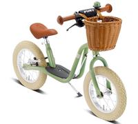 PUKY LR XL BR Classic | Correpasillos Bebe 12,5" con Freno V | Bici Bebe | Bici Bebe desde 3 Años 95-130 cm | Bicicleta Sin Pedales con Ruedas de Aire y Cesta Retro | Bici Sin Pedales Ajustable