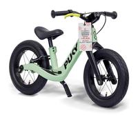 PUKY NEXT 12" Green/Black | Bicicleta de altura ajustable de 2 a 6 años | Bicicleta infantil a partir de 2 años | Bicicleta andadora con freno y asas de manillar de seguridad | Balance Bike |