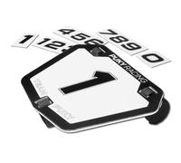 Puky Number Plate - Placa de matrícula para ruedas Puky (excepto LR Light Br), color blanco