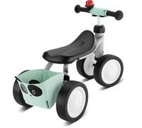 Puky - Paquete Pukylino - Gris Claro/Menta (3020) - Paseo de 4 Ruedas para niños pequeños con Bolsa de Marco de Panda