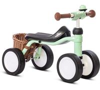 PUKY PUKYLINO Bundle Verde | Juguetes y vehículo Deslizante para Interiores niños a Partir de 1 año | Andador de Aprendizaje | Bicicleta sin Pedales con Asiento ergonómico y Ruedas Float + Accesorios