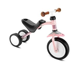 PUKY PUKYMOTO Rosa |2en1: Bicicleta de Equilibrio y correpasillos | Caminador Desde 1,5 años | Juguete sin Pedales | Vehículo con Manillar Seguro, Eje oscilante y Ruedas Float para Interior/Exterior