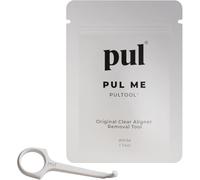 PUL Herramienta de extracción de alineadores - Blanco | Gancho seguro e higiénico para Invisalign y retenedores | Diseño suave sin BPA para uso diario | Paquete de 1