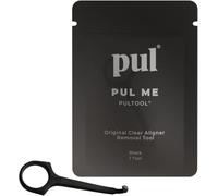 PUL Herramienta de extracción de alineadores PUL - Negro | Gancho seguro e higiénico para Invisalign y retenedores | Diseño suave sin BPA para uso diario | Paquete de 1