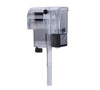 PULACO Filtro para colgar en acuario ultra silencioso (66 GPH 3 W), filtro pequeño para tanque de peces de 3 a 20 galones