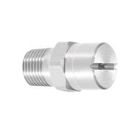 PULaif Boquilla pulverizadora de Alta presión, Boquilla de Abanico Plana de 65 Grados, Boquilla de Abanico de Acero Inoxidable 304(No.10: 1/4 (2.0 Mm Aperture) 5pc)