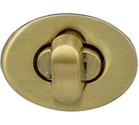 PULaif Cierre Giratorio, Mini Bolso Ovalado con Cierre Giratorio de Metal y Hebilla, 2,3 cm, Multicolor(White Patch Five Pointed Star4)