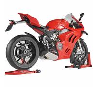PuLaif Recopilación Adorno De Regalo Con Sonido Y Luz 1/6 Para Ducati V4 SP2 Cumpleaños Simulación Modelo Motocicleta Carreras Aleación Metal Fundido A Presión(Rosso)