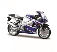 PuLaif Recopilación Simulación De Coche Juguete Aleación, Miniatura, Regalo Colección 1/18 Para Suzuki GSX-R750 Maqueta Motocicleta