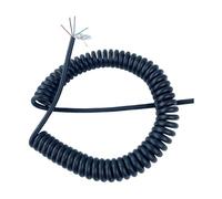 PULaif Retractable Spring Spiral Power Extension Cord Stretch (1-15) Meter(Stretch 2 meter)(Stretch 13 meter)