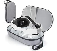 Pulchra Funda de Gran Transporte rígida Estuche Protectora, Compatible con Meta Quest 3/2, Oculus Quest 3/2, Auriculares PICO4 VR Accesorios, Viajar Bolsa de Almacenamiento para el hogar