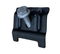 Pulchra Panel de abrazadera de batería con tornillos, soporte de abrazadera de batería compatible con Audi Skoda Volkswagen Jetta Golf MK4MK5 Passat B6 Polo Passat Audi A3 Q3 negro 1J0803219