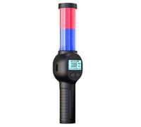 Puleuroy Probador de Alcohol de Alta Precisión Alarma de Luz y Sonido Probador de Alcohol de Tráfico Pantalla LCD Alcoholímetro de Policía