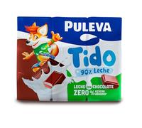 Puleva Batido Chocolate 0 % Azúcares Añadidos - Pack de 6 x 200 ml - Total: 1.2 l