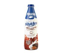 Puleva - Batido Muuuccino de Cacao y Café, Sabor Dulce, Bebida Láctea Lista para Tomar, Botella 1 Litro (Paquete de 6)