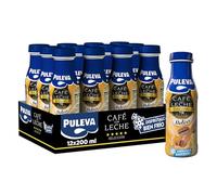 Puleva Café con Leche, Original Deliss, Café Preparado para llevar, Sin Gluten - Pack 12x240ml