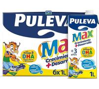 Puleva Max 6 Ud x 1 L - Leche para Crecimiento y Desarrollo