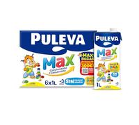 Puleva MAX Leche de Crecimiento y Desarrollo, 6 x 1L