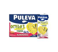 Puleva Omega 3 Almendra, EPA y DHA, Corazón Sano, Pack 6x1L