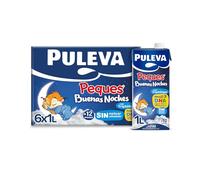 Puleva Peques 3 Buenas Noches Leche Crecimiento +12 Meses, 6x1L | Preparado lácteo Buenas Noches para el descanso infantil, +12 meses. Fórmula de crecimiento. Pack 6 briks de 1 litro.