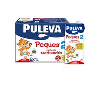 Leche de Continuación Puleva Peques 2 de 6 a 12 meses brik 1L - Caja 6 litros