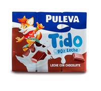 Puleva Tido - Batido de Cacao Slim, Rico en Calcio, Proteínas y Vitamina D, Sin Gluten - Pack 6x200ml