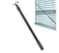 Pulga de sombra - aleación de aluminio, 14.1-23.6in ciego de abridor ciego Varilla ajustable | Ventita ciega compacta y duradera, persianas inalámbricas dibujan una barra para el hogar, oficina, sala