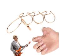 Pulgar de guitarra - 1 juego de dedos estilo, banjo de bajo duradero, sensación rítmica mejorada, diseño cómodo para guitarristas y bajos, banjeros, práctica de rendimiento