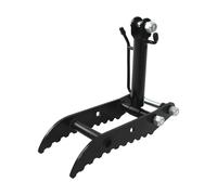 Pulgares hidráulicos de excavadora para mini excavadora 0,8-1,5T,Accesorios de acero con 2 mangueras de aceite M14 × 1,5,Accesorios para excavadora pequeña, abrazadera hidráulica de tres orificios