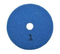 Pulido de arena de esmeril de 3 pasos para almohadillas para granito, hormigón, mármol, piedra, uso seco y húmedo, 100 mm de diámetro, paquete de 1 a 5 (grano 1)