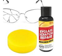 Pulido para el cuidado de arañazos de vidrio de larga duración - 100 g de para reparación de arañazos para gafas | Limpiador de para lentes de sol, cámara, pantalla, teléfono, todo tipo de
