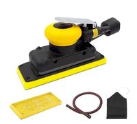 Pulidor de aire fuerte 12.000 WHIRLS con cuerpo de aluminio avanzado para carpintería profesional, pulido de metal, herramienta de alisado industrial propulsado por aire