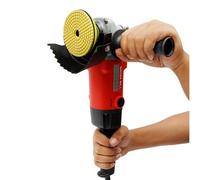 Pulidor de coche 1400W Lustradora Pulidora de coches Velocidad Ajustable 6 Velocidades Pulidora Orbital Con Mango Portátil,Para Automoción Pulido Porcelana