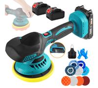 Pulidor de coche inalámbrico, herramienta de eliminación de óxido, 6 engranajes, pulido eléctrico, limpieza automática, encerado de Metal, lijado de madera, batería Makita B Set - 2 Battery