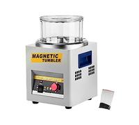 Pulidor de joyas con vaso magnético KT-185, Mini máquina de acabado de Metal AC 110V/220V, pulidora de piezas de precisión dorada