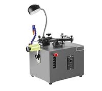 Pulidor de joyas, limpiador eléctrico de metales con velocidad de 450 rpm, 5 ajustes de presión, iluminación LED y manguera de agua flexible para una limpieza eficiente de oro y plata