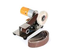 pulidor de joyas, Mini lijadora de banda eléctrica, amoladora, pulidora, afiladora escritorio, herramienta(Package A)