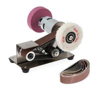 Pulidor de joyas, Mini lijadora de banda eléctrica, amoladora pulidora DIY, cortador de bordes, afilador, cortador de escritorio, herramienta eléctrica(Package B)
