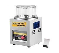 Pulidor de joyería con vaso magnético Mini máquina de acabado de Metal, pulidora de piezas de precisión de oro AC