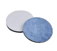 Pulidor de microfibra y lana para almohadillas para pulidor de coche, 2 unidades para lograr un acabado uniforme con pasta de pulido (5 pulgadas)